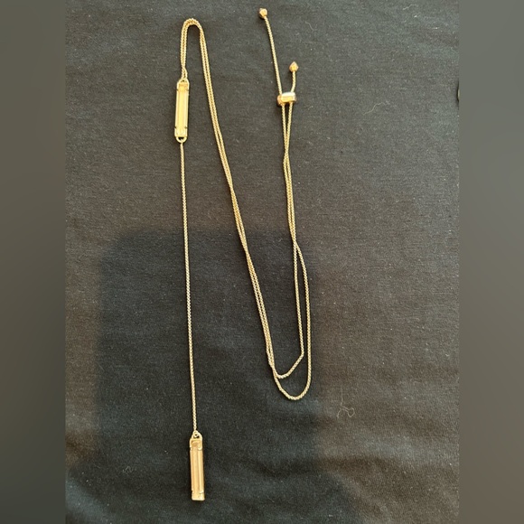 Rose gold Kendra Scott adjustable Y necklace - Picture 1 of 2